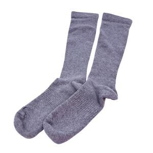 MeMoi Men's Wellfit Grey Tall Compression Socks 15-20mmHg Size Large